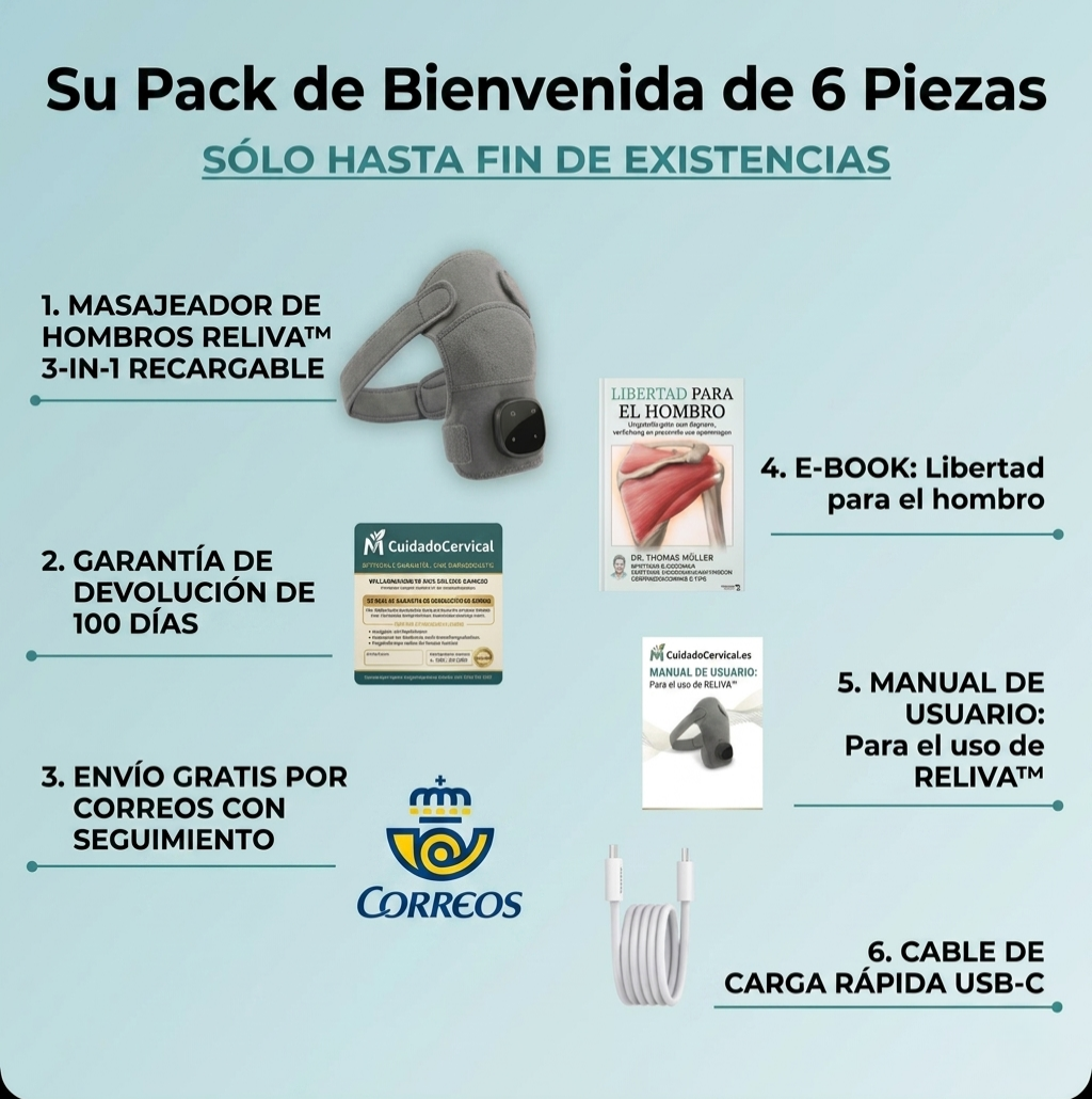 Reliva™ | Masajeador de Hombros 3 en 1