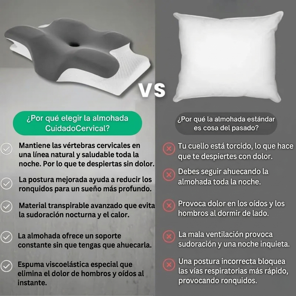 CuidadoCervical® Almohada ergonómica