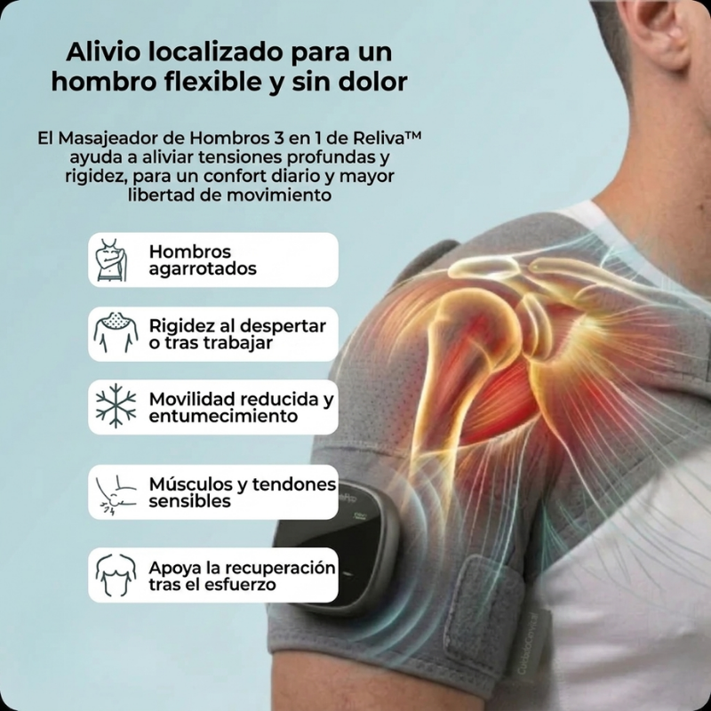 Reliva™ | Masajeador de Hombros 3 en 1