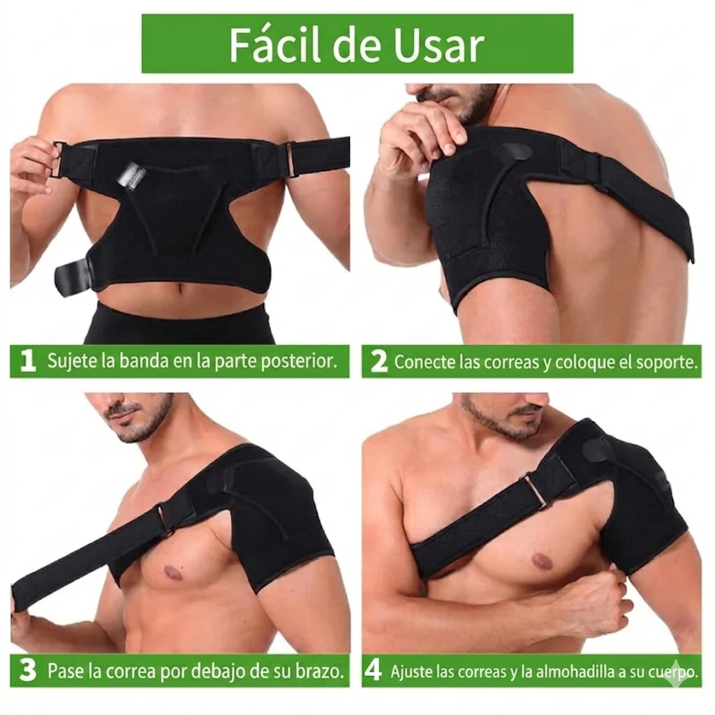 Scapulix™ – Soporte de Hombro Ajustable para Alivio Inmediato del Dolor