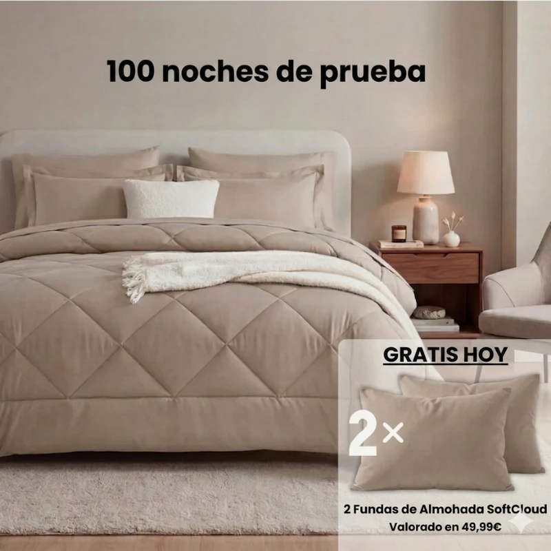 Easysleep™ Edredón 2 en 1 – Comodidad higiénica para un descanso sin preocupaciones