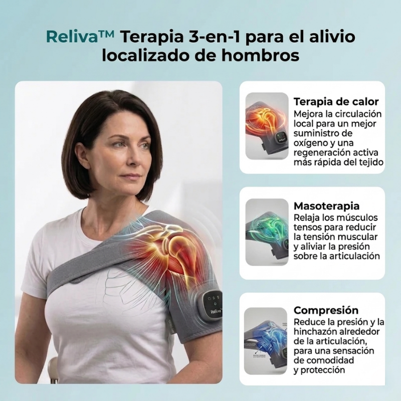 Reliva™ | Masajeador de Hombros 3 en 1