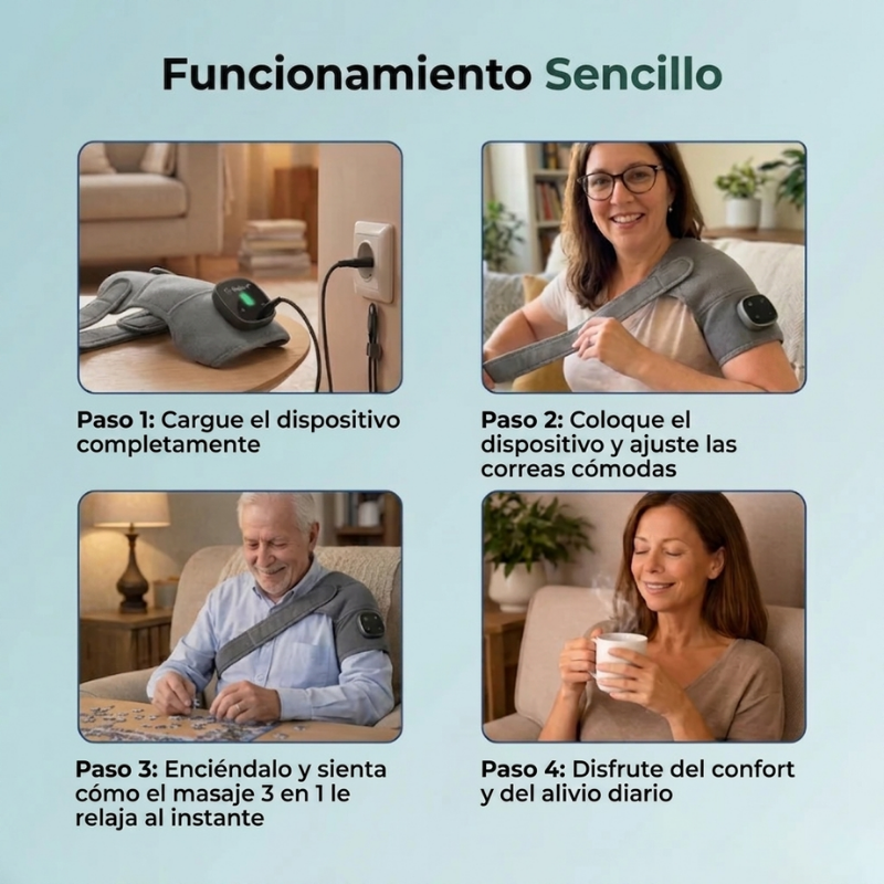 Reliva™ | Masajeador de Hombros 3 en 1